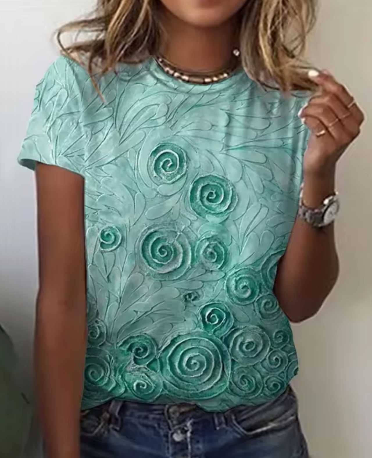 A Vintage Style T-Shirt with Delicate Timeless Details