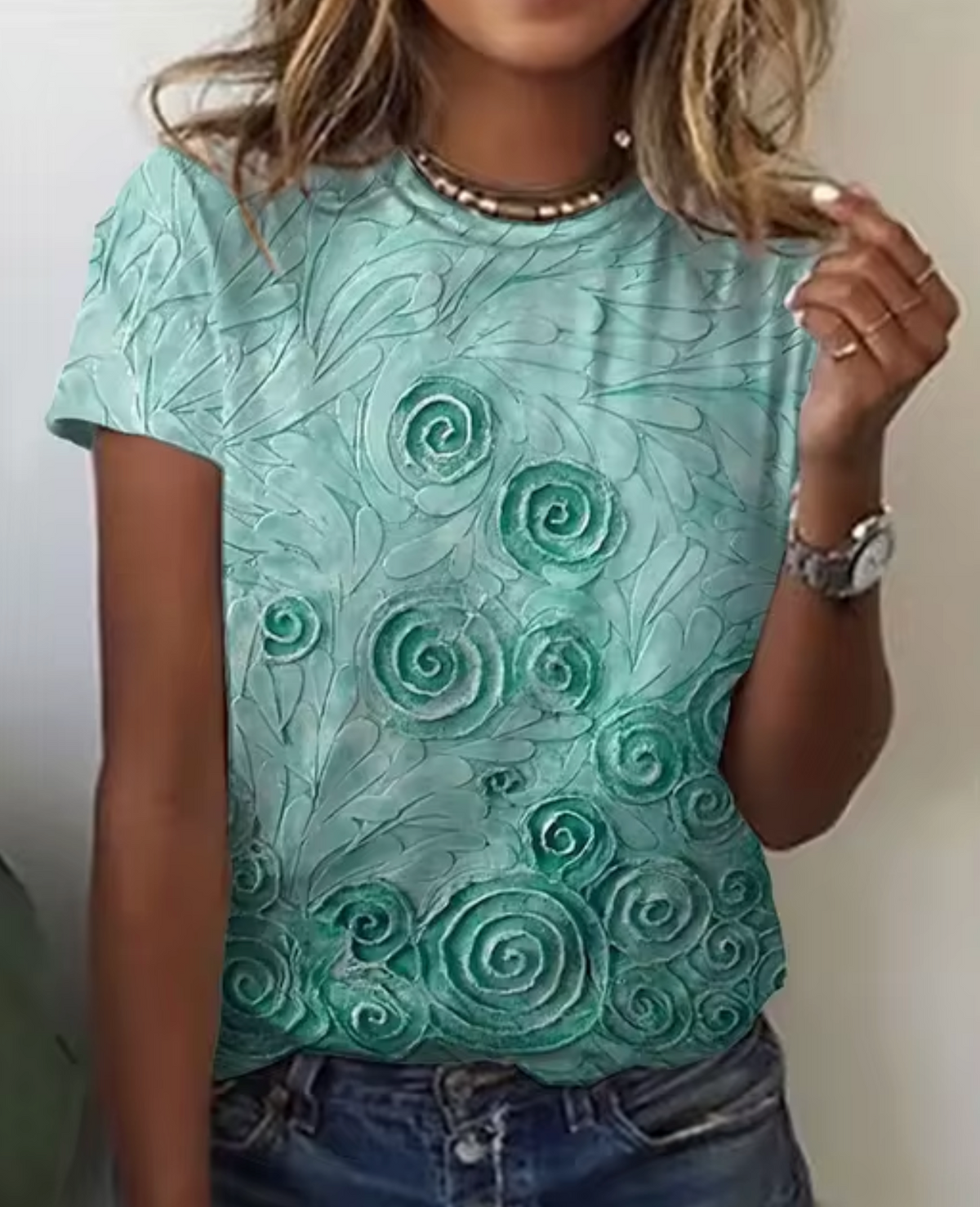 A Vintage Style T-Shirt with Delicate Timeless Details