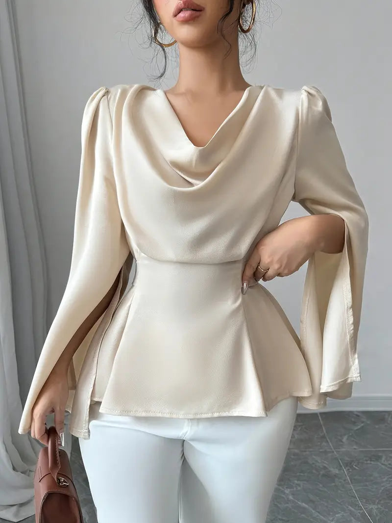 Well Tailored Blouse with a Graceful Silhouette