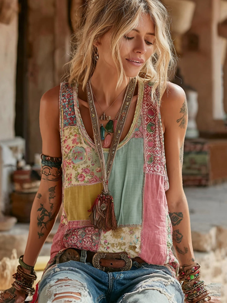 Timeless Vintage Style Top