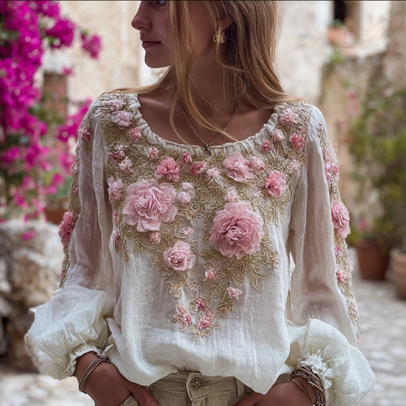 Timeless Vintage Style Top