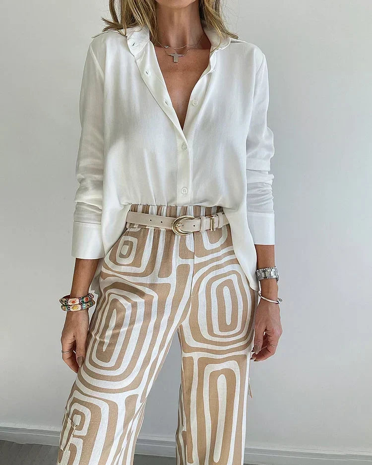 Well Tailored Blouse with a Graceful Silhouette