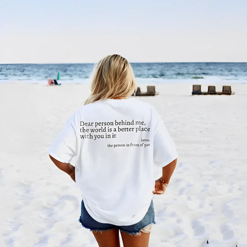 Well Tailored T-Shirt with a Graceful Silhouette