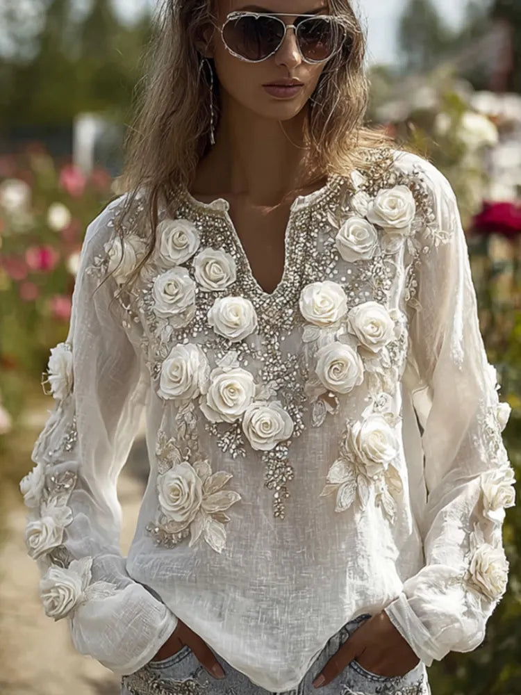 Timeless Vintage Style Top