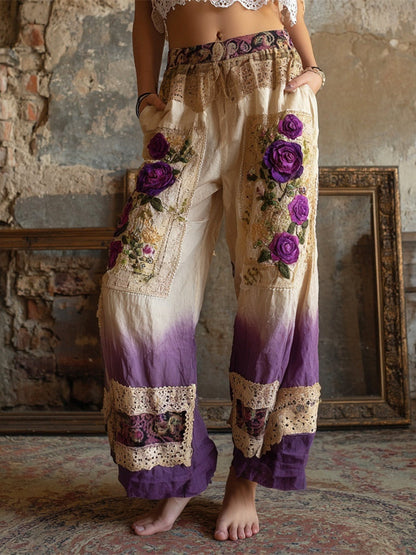 Beige purple
