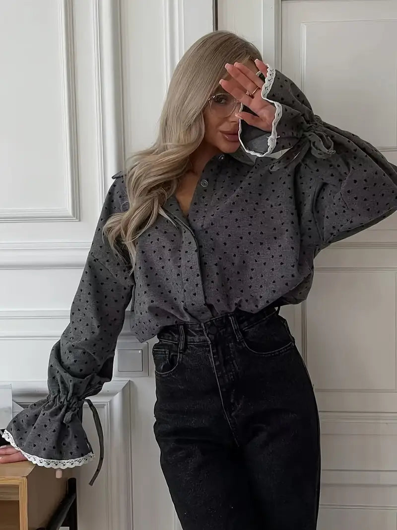 Classic Vintage Blouse with a Flattering Fit