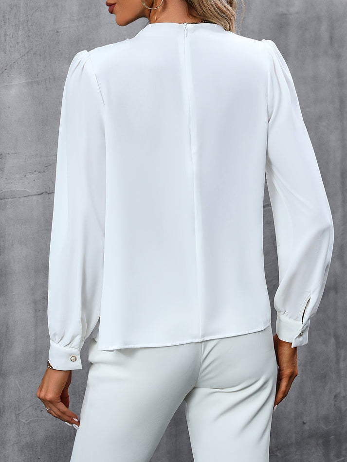 A Vintage Style Blouse with Delicate Timeless Details