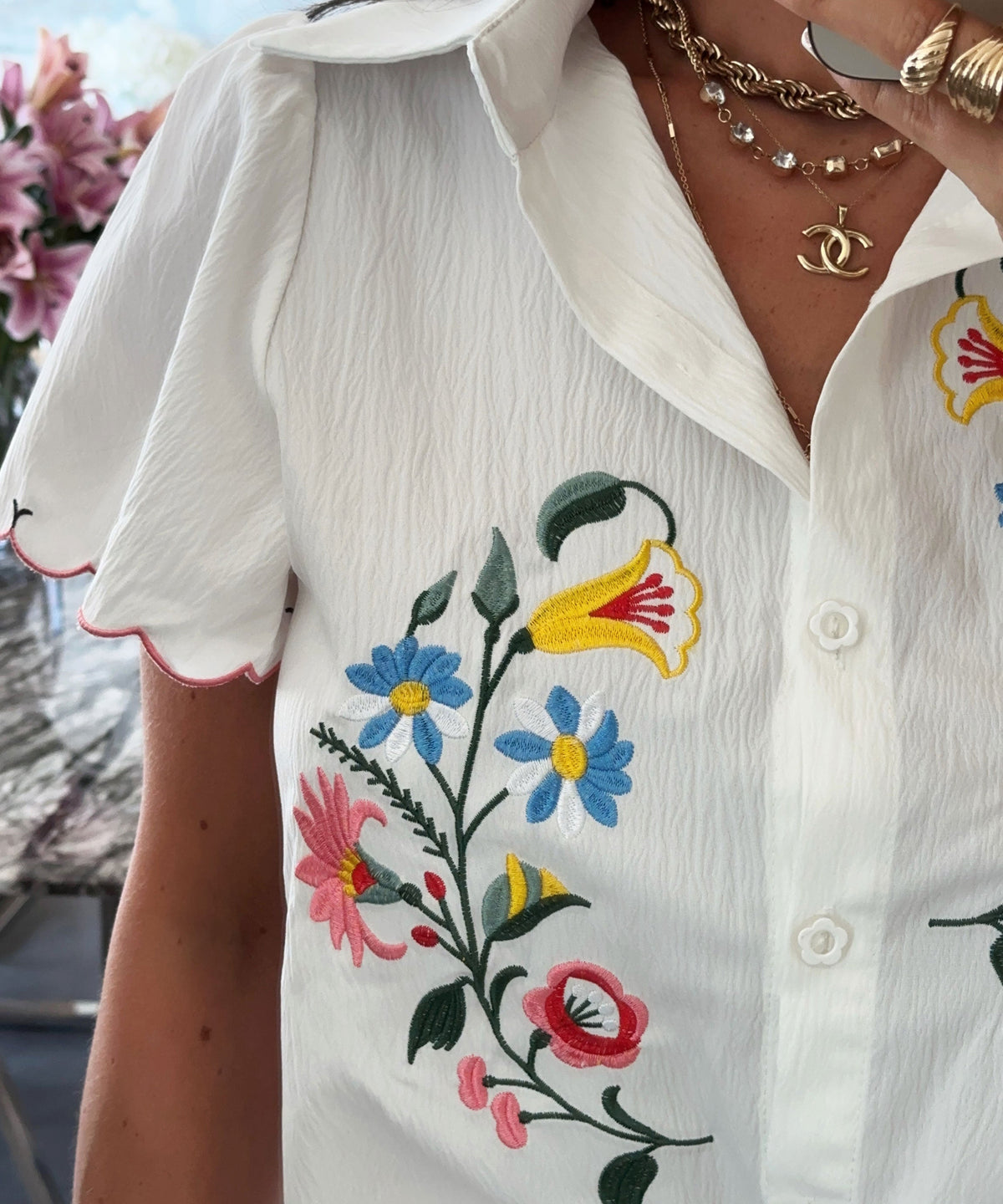 Gracefully Styled Blouse for Any Occasion