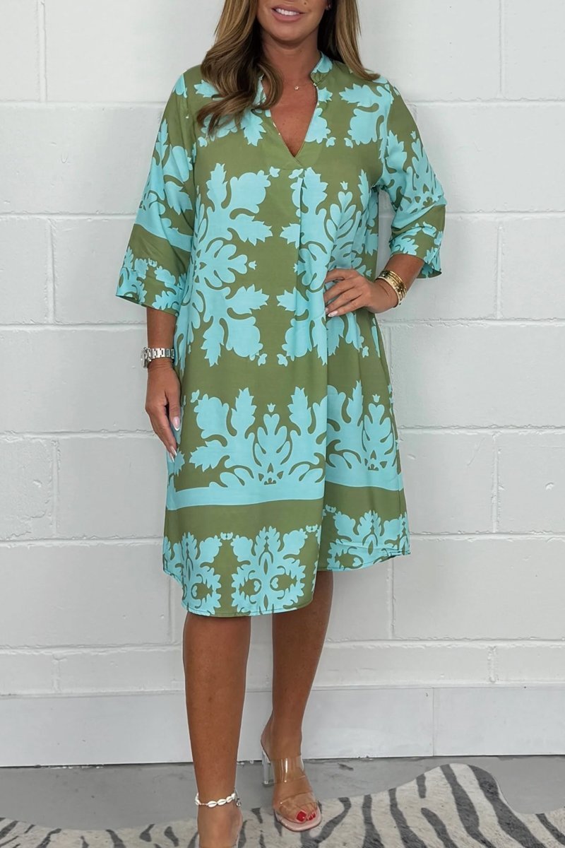 Blue And Army Green