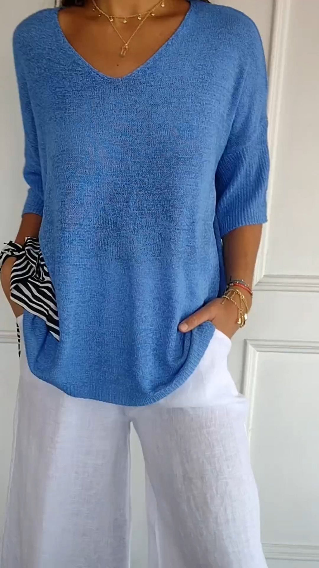 Gracefully Styled Blouse for Any Occasion