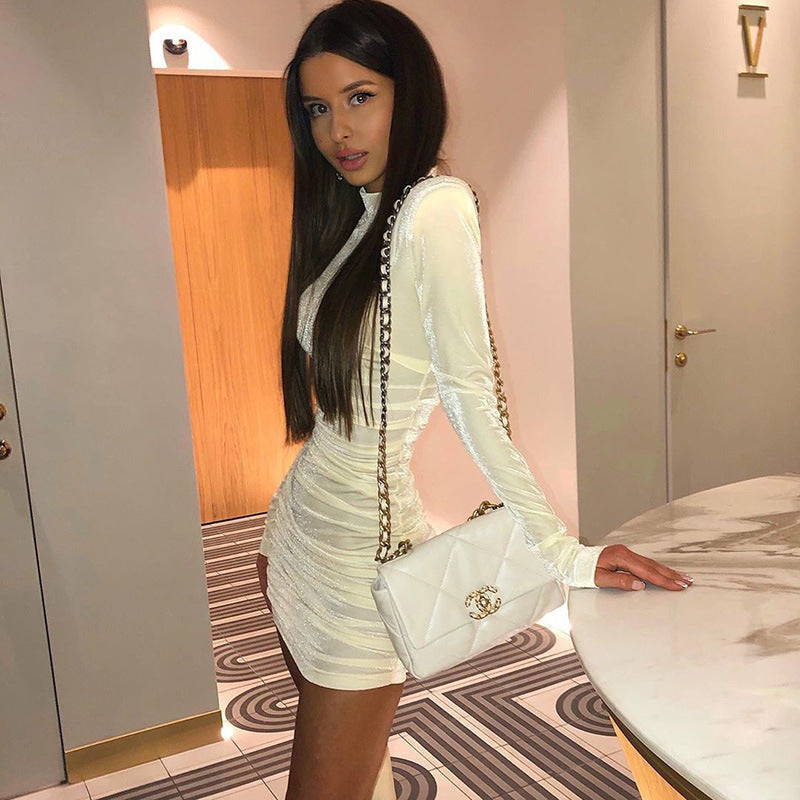 White With Glitter