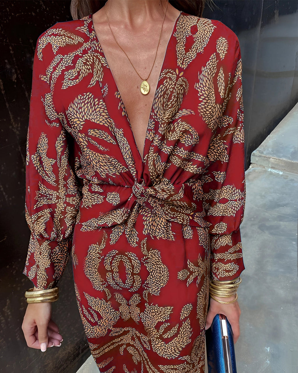 Elegantly Styled Dress for Everyday Wear