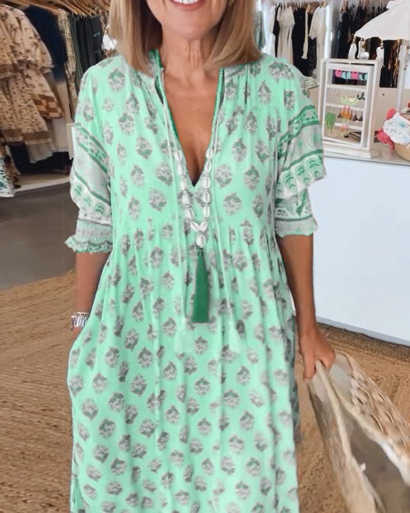 A Vintage Style Dress with Delicate Timeless Details