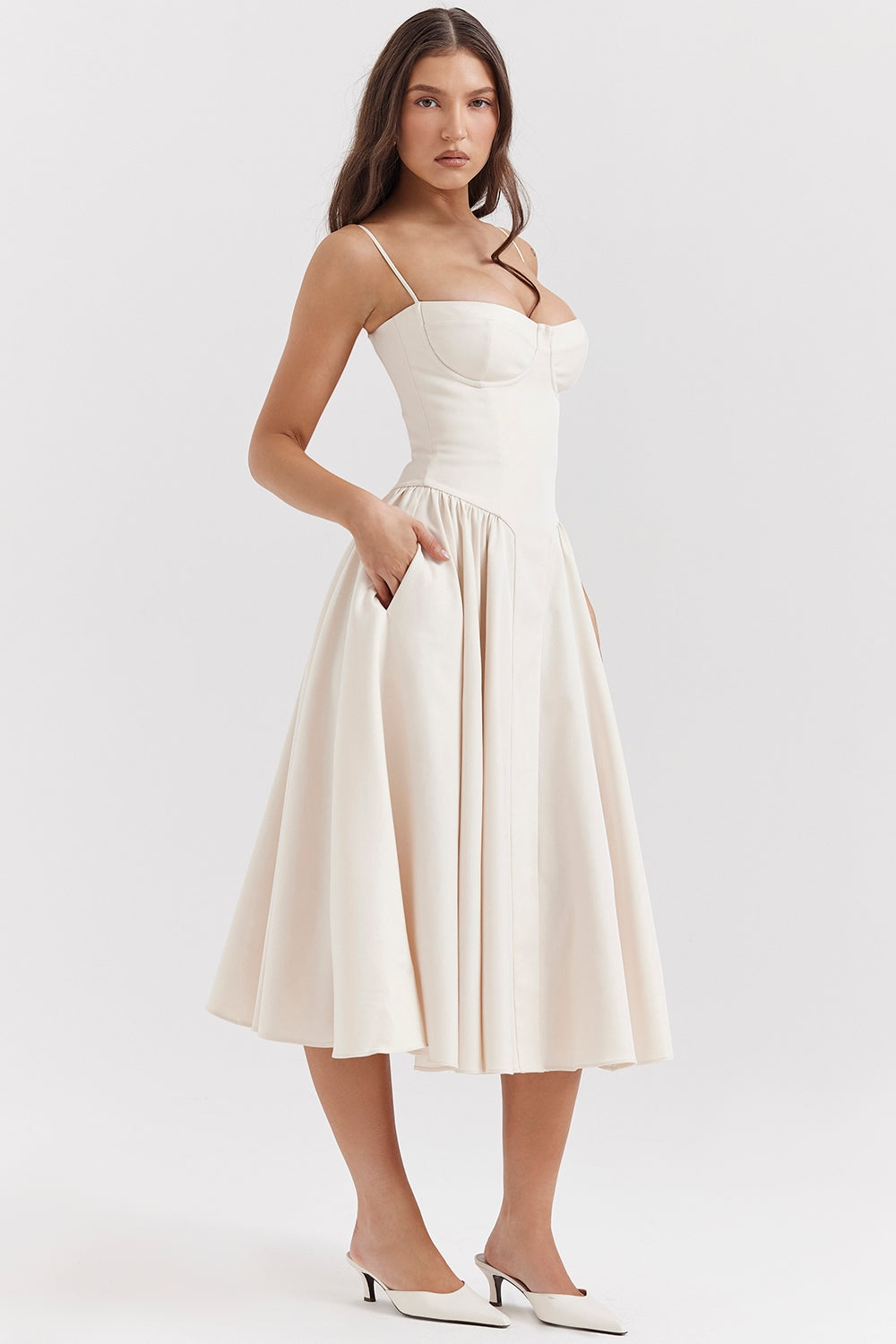 A Vintage Style Dress with Delicate Timeless Details