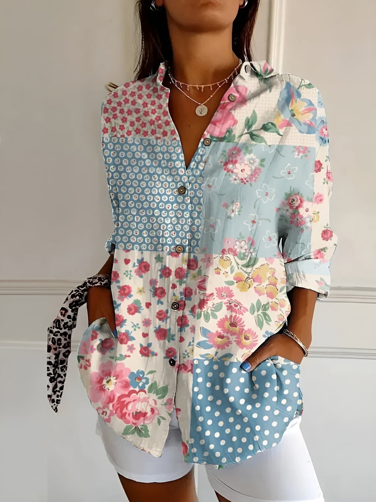 Vintage Inspired Blouse with a Contemporary Edge