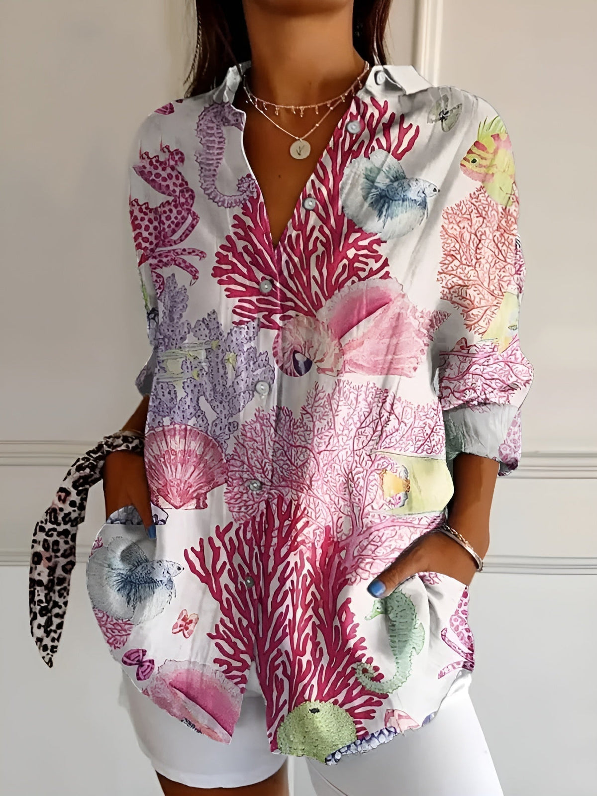 A Vintage Style Blouse with Delicate Timeless Details